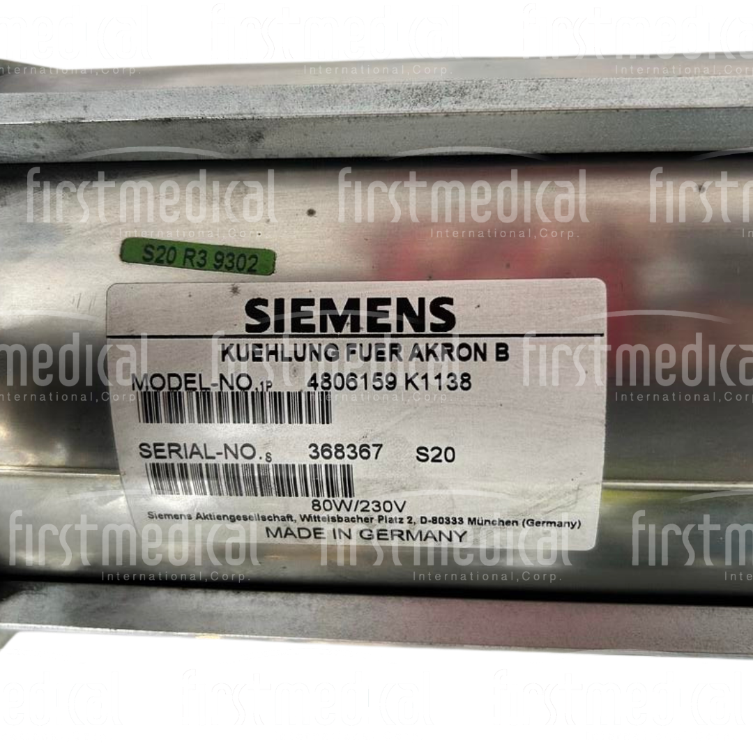 Siemens Sensation Volume Zoom CT Heat Exchanger Cooling, PN 4806159 K1138