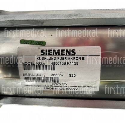 Siemens Sensation Volume Zoom CT Heat Exchanger Cooling, PN 4806159 K1138