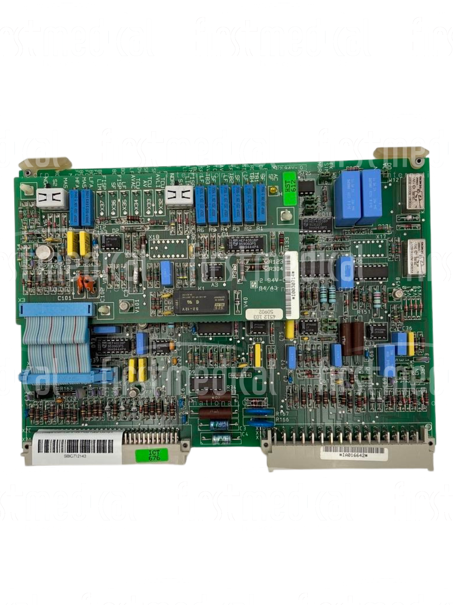 Philips Cath Lab Z126 PCB Tube Current Regulator Board with Piggy Back Board PN 451210350902, PN 451220800665 / 451210800664