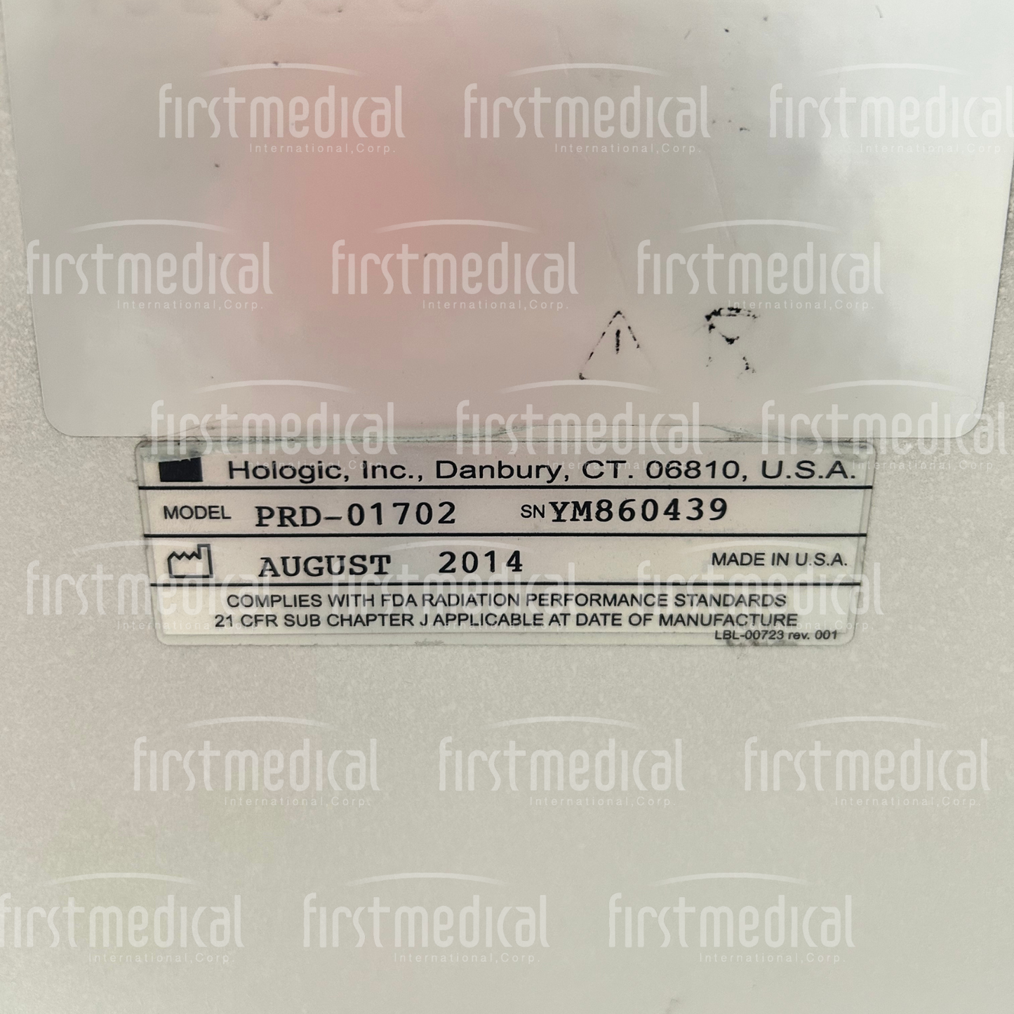 Hologic Mammography Detector DOM 2014, Model PRD-01702
