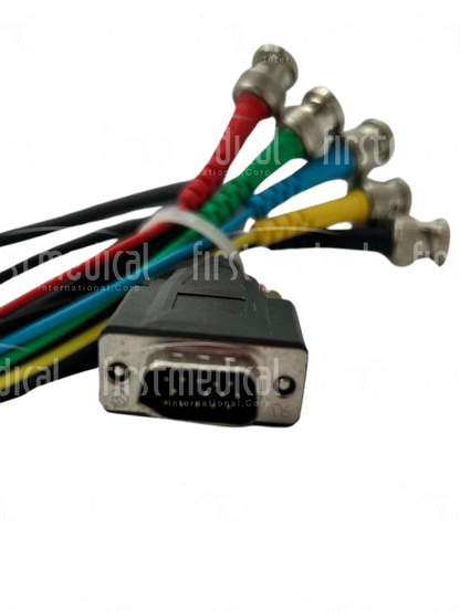 GE CT SY VGA SYM BNCM/6 Cable, PN 26-553-02