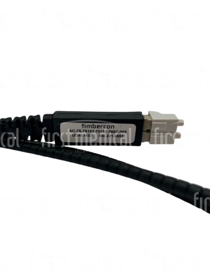 GE CT 2.8M Fiber Optic Cable, Black, PN 5316594-3 REV. 5