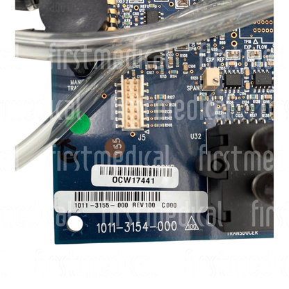 GE Datex Ohmeda Transducer Ventilator interface board, PN 1011-3155-000 REV100 / 1011-3154-000