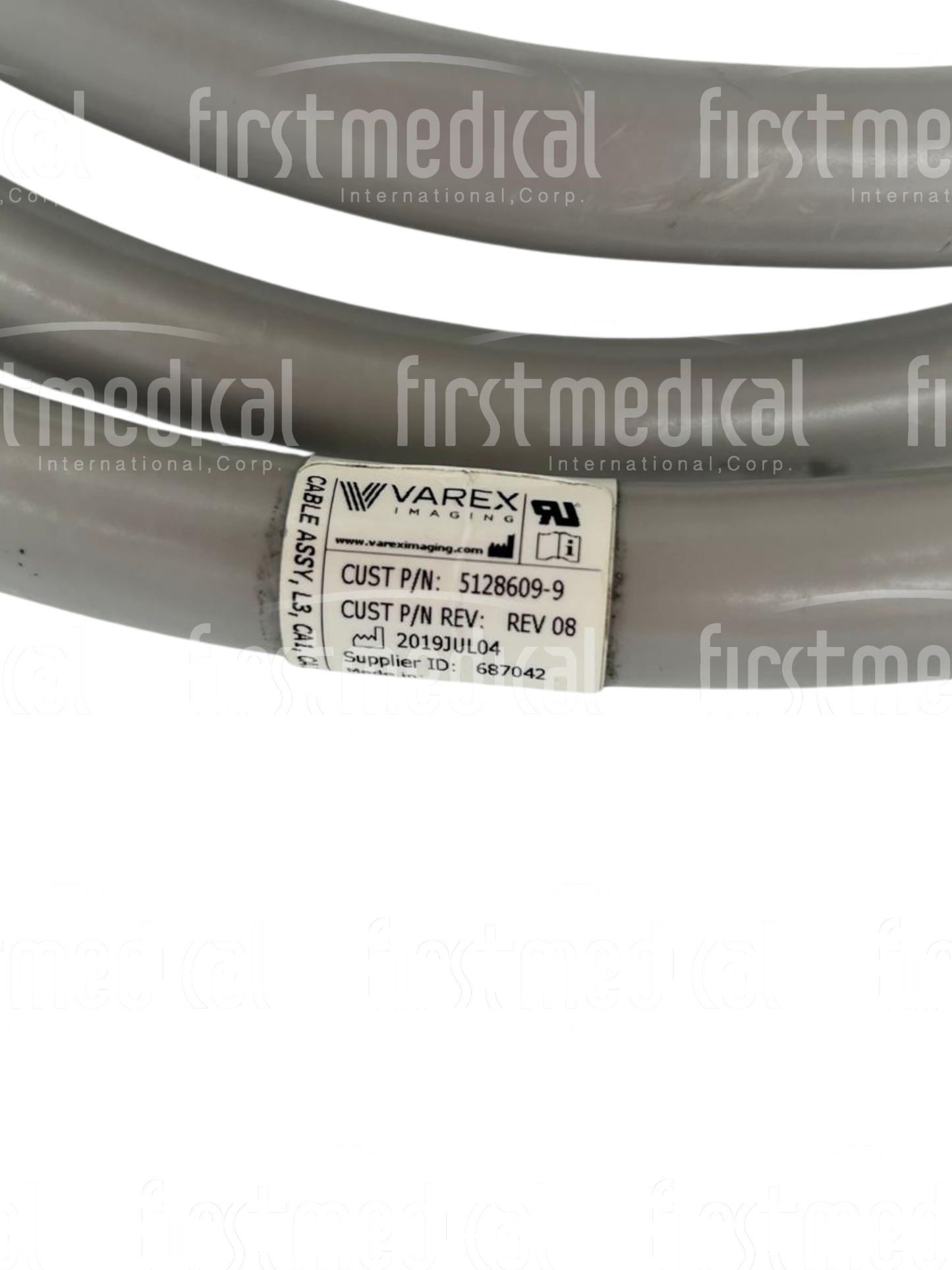 GE CT 2.57 Meters HV Cable Hemit Long, REF 13807, PN 5128609-9