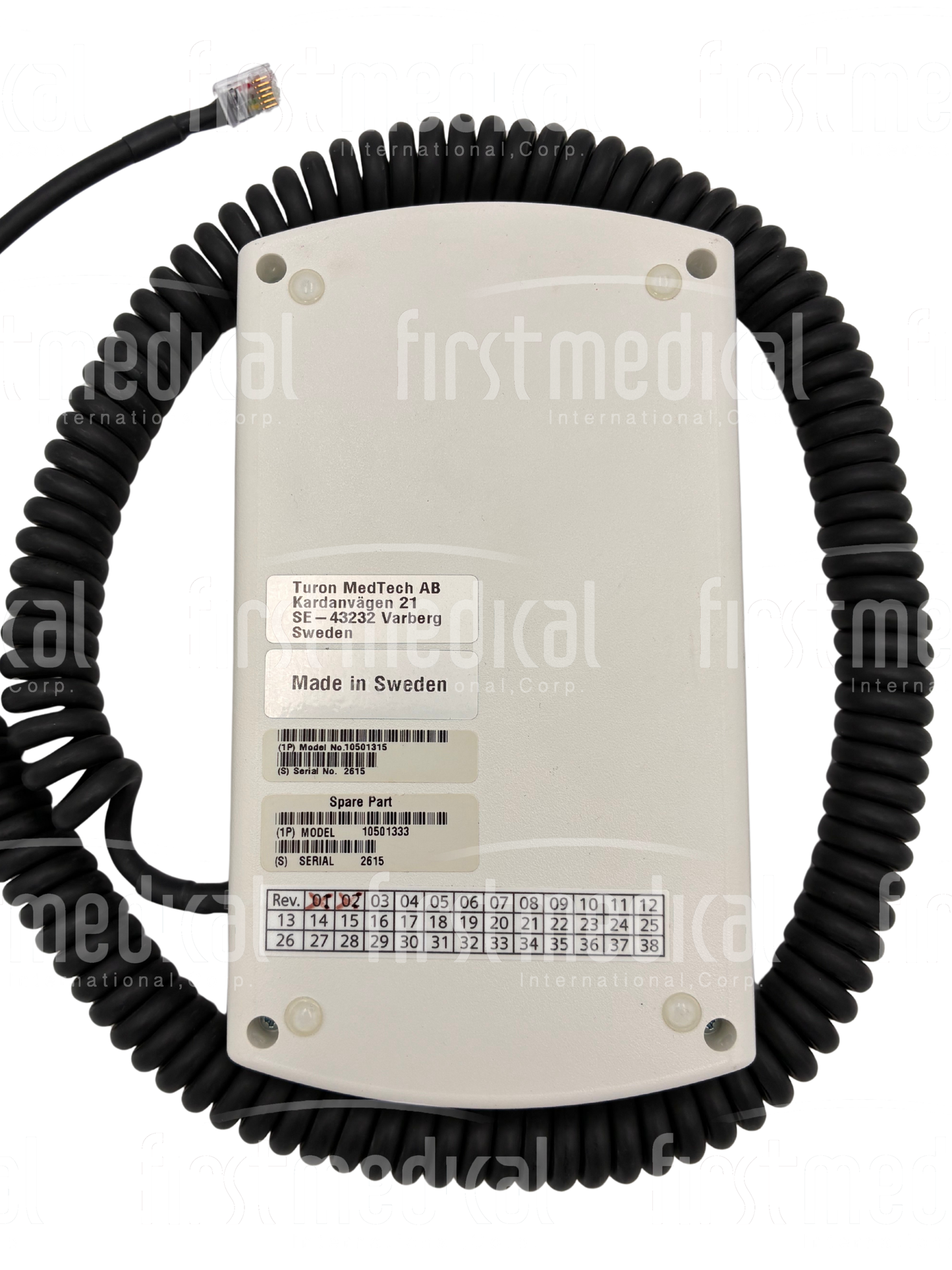 Siemens Mammography Biopsy console Terminal ET with holder manual control SBU, PN 10501333 / 10549875