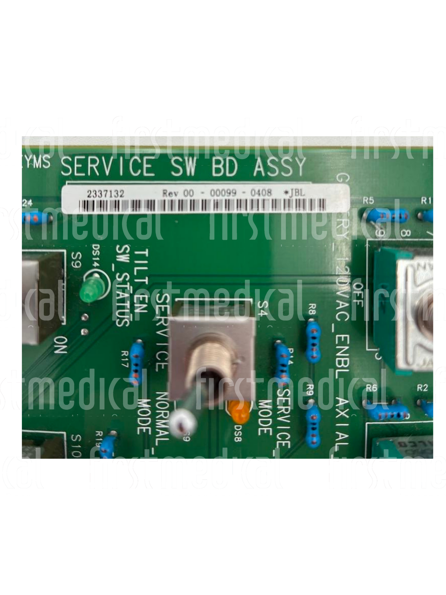 GE CT VCT 64 Service Switch Board Assy, PN 2337132