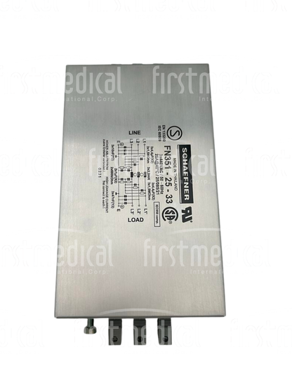 Siemens CT Somatom Emotion Schaffner Line Filter, PN FN351-25-33
