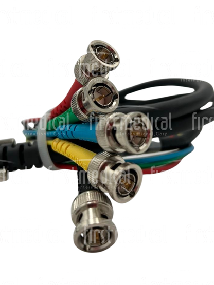 GE CT SY VGA SYM BNCM/6 Cable, PN 26-553-02