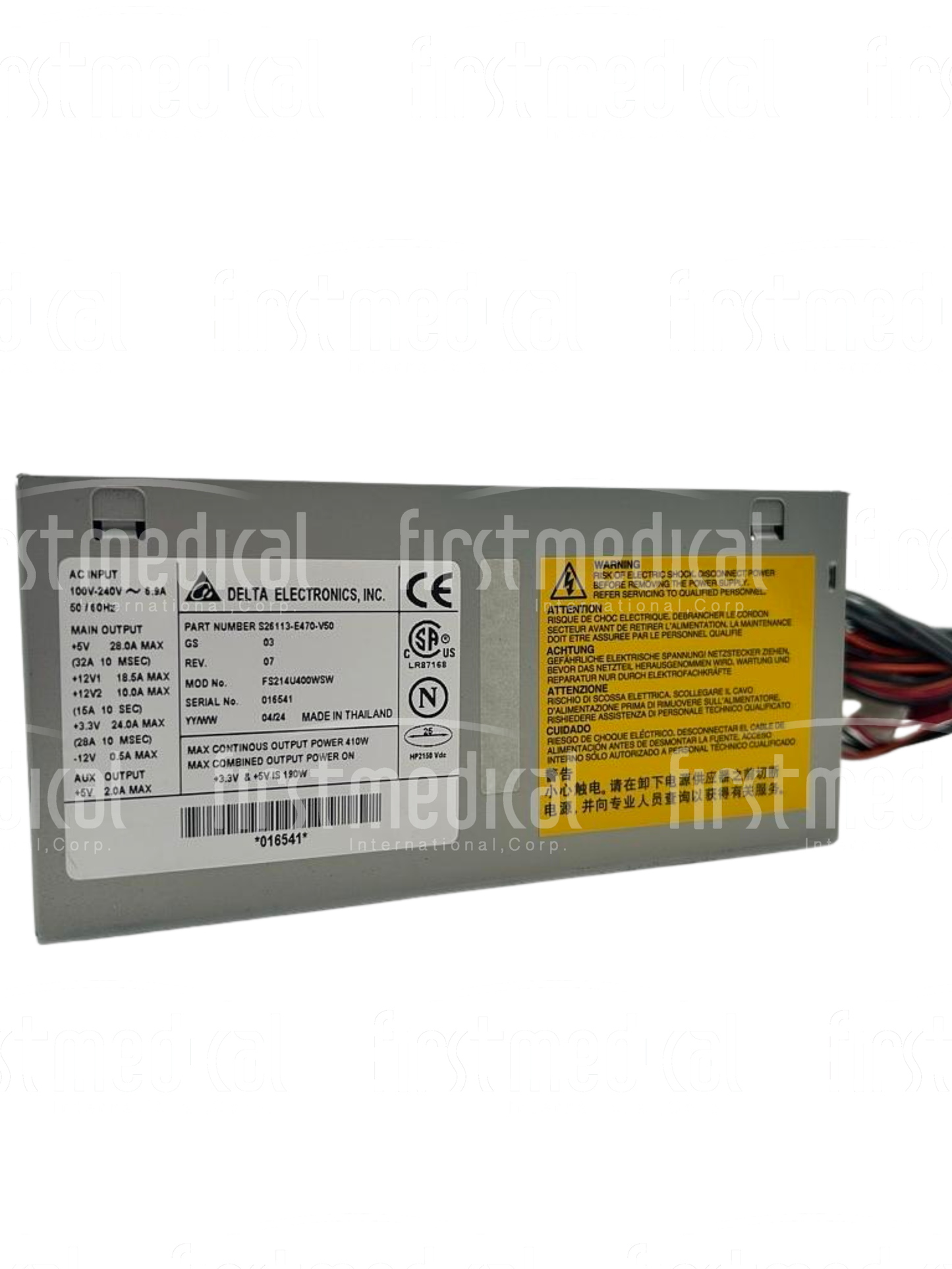 Delta Electronics Inc Power Supply, PN S26113-E470-V50