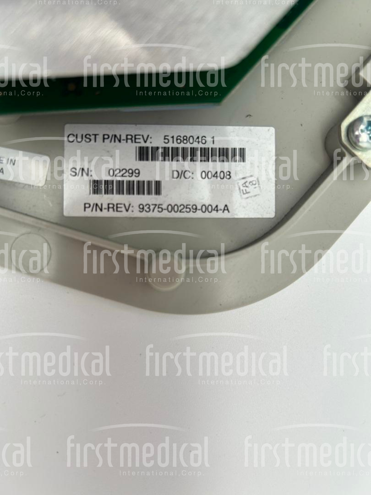 GE CT BrightSpeed SL4 Reduced Force TGC Assy Left Side, PN 5168046