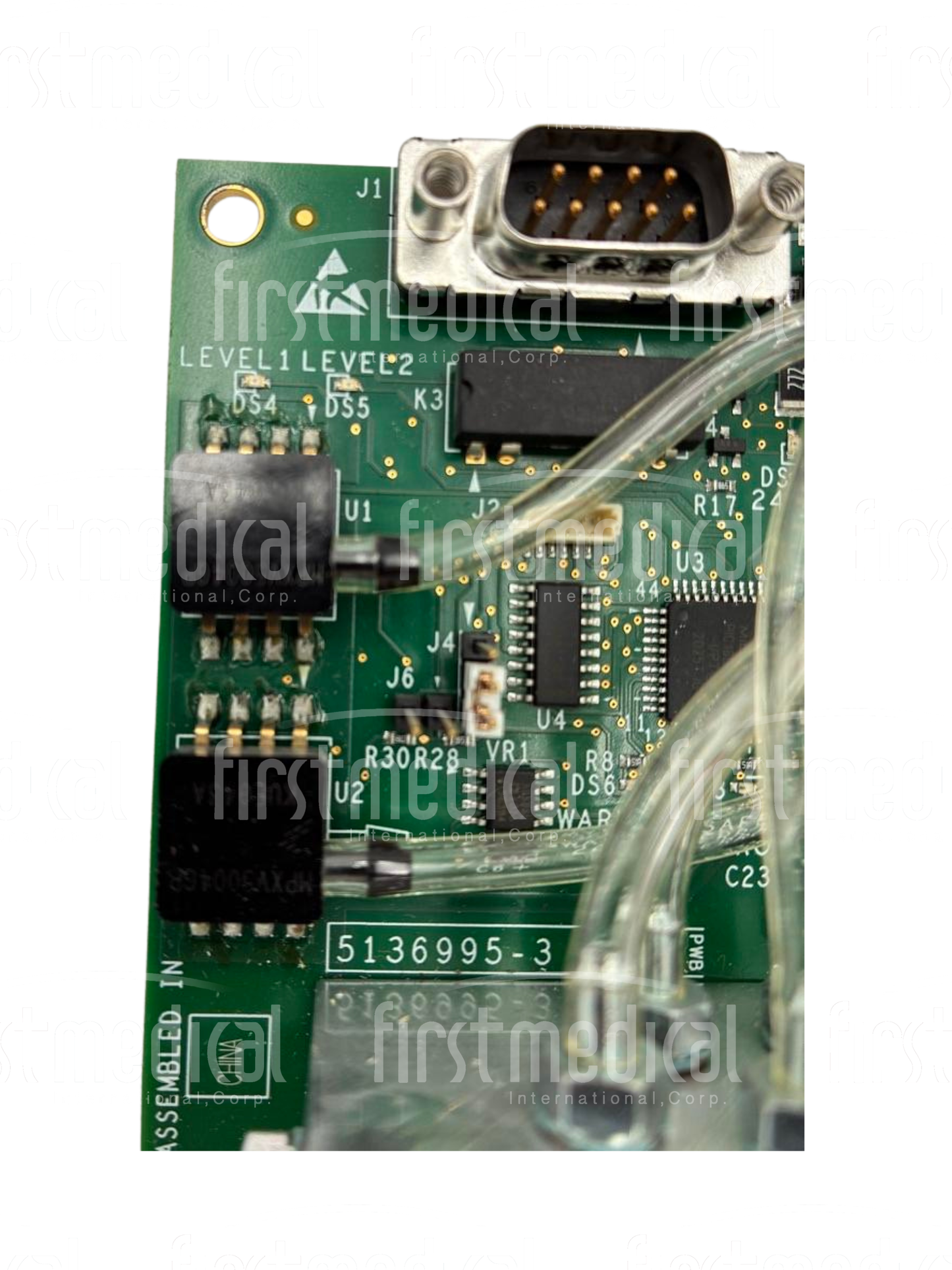 GE Innova Cath Angio Collision Sensor Module, PN 5136994-3 REV4 / 5136995-3