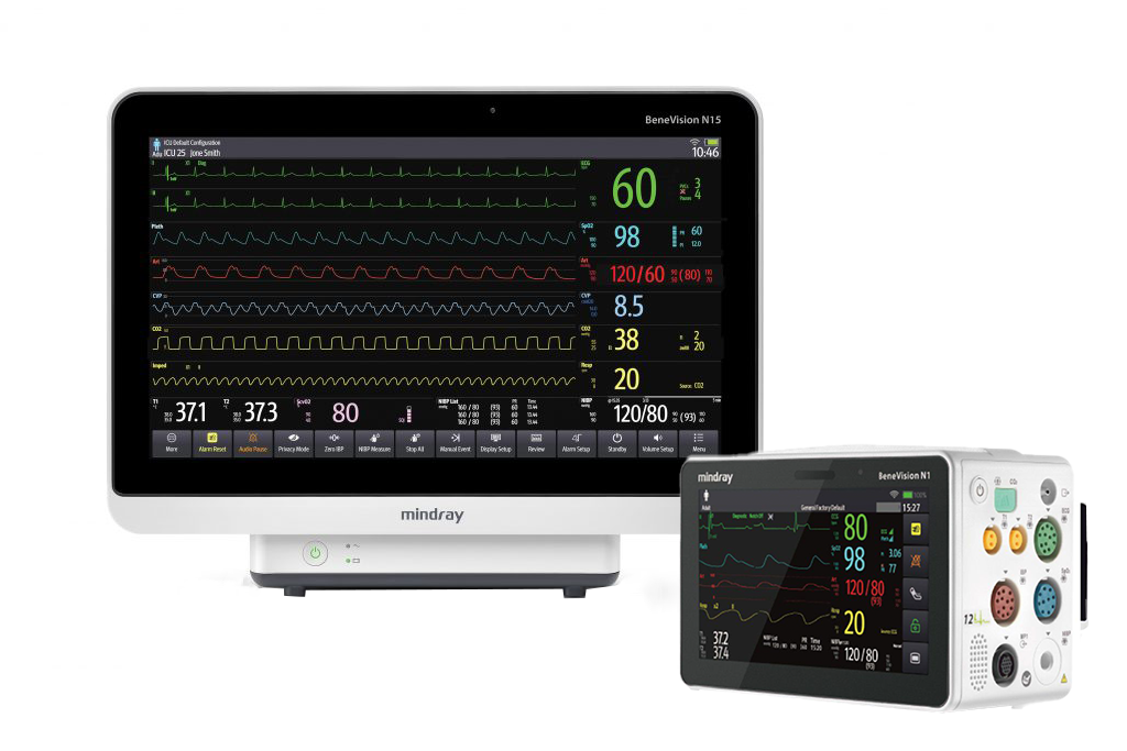 Mindray –Mindray BeneVision N15 Patient Monitor with N1 Module – First ...